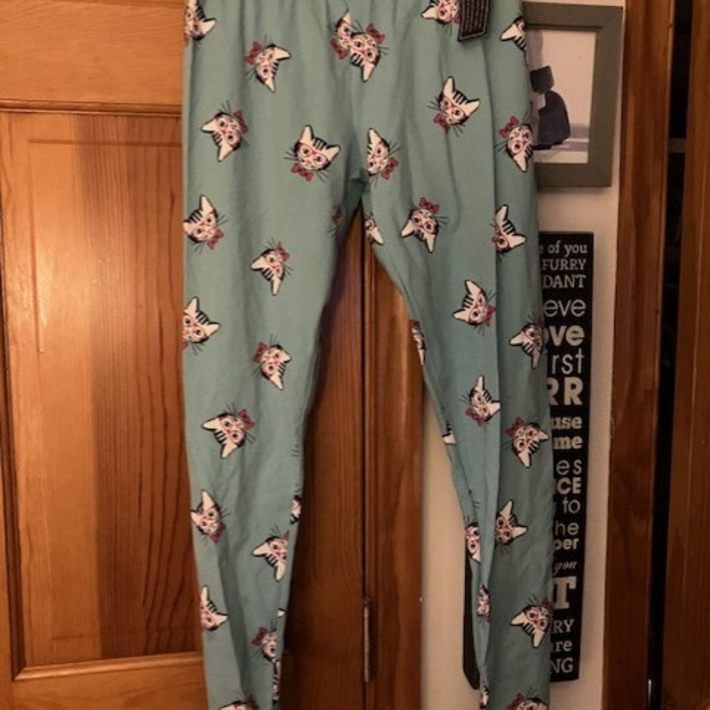 No Boundaries Cat Print Leggings M (7-8)